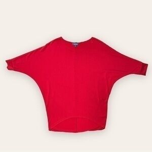 ModCloth Red Dolman Sleeve Top Size XS